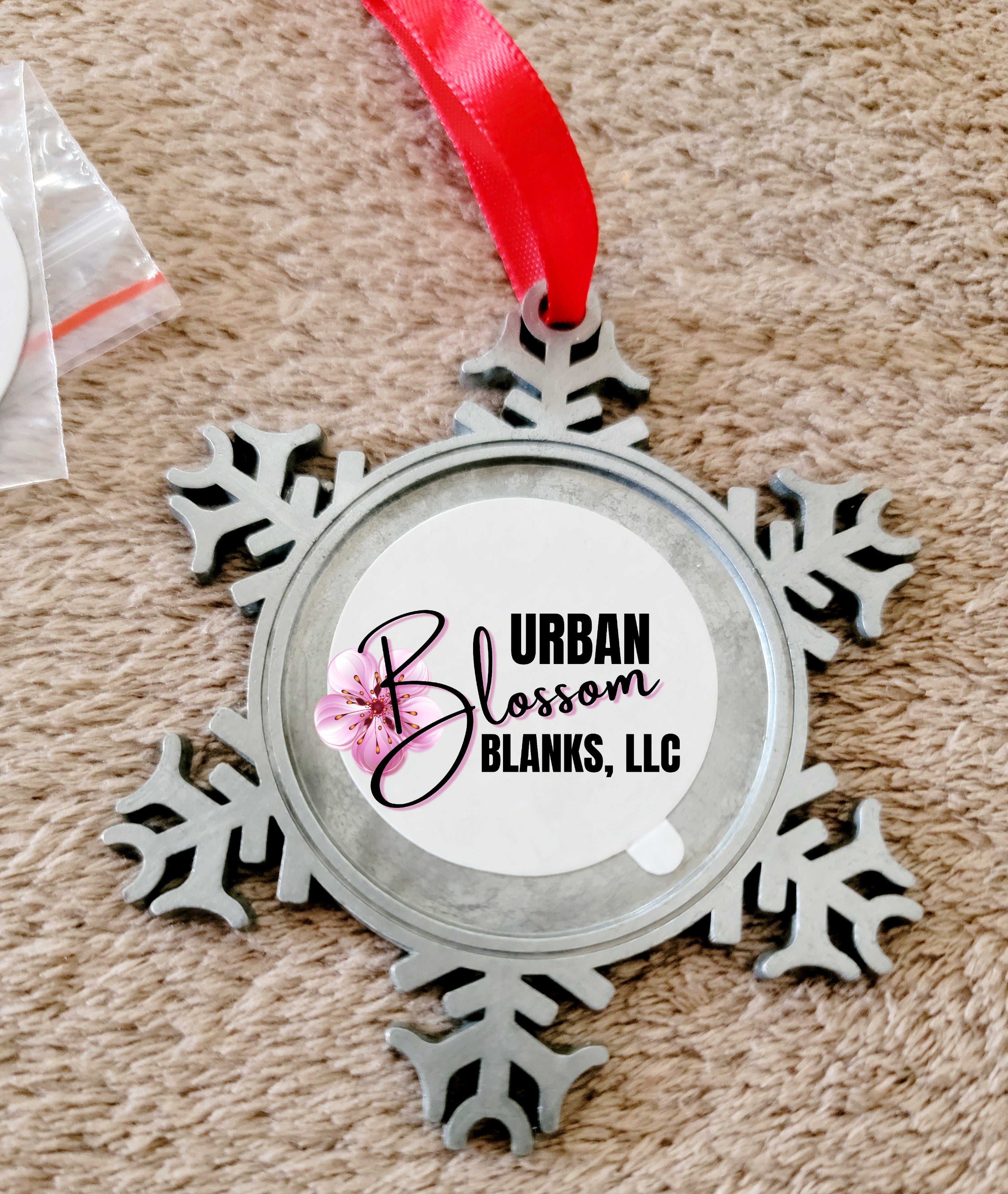 Christmas Snowflake Ornament for Sublimation