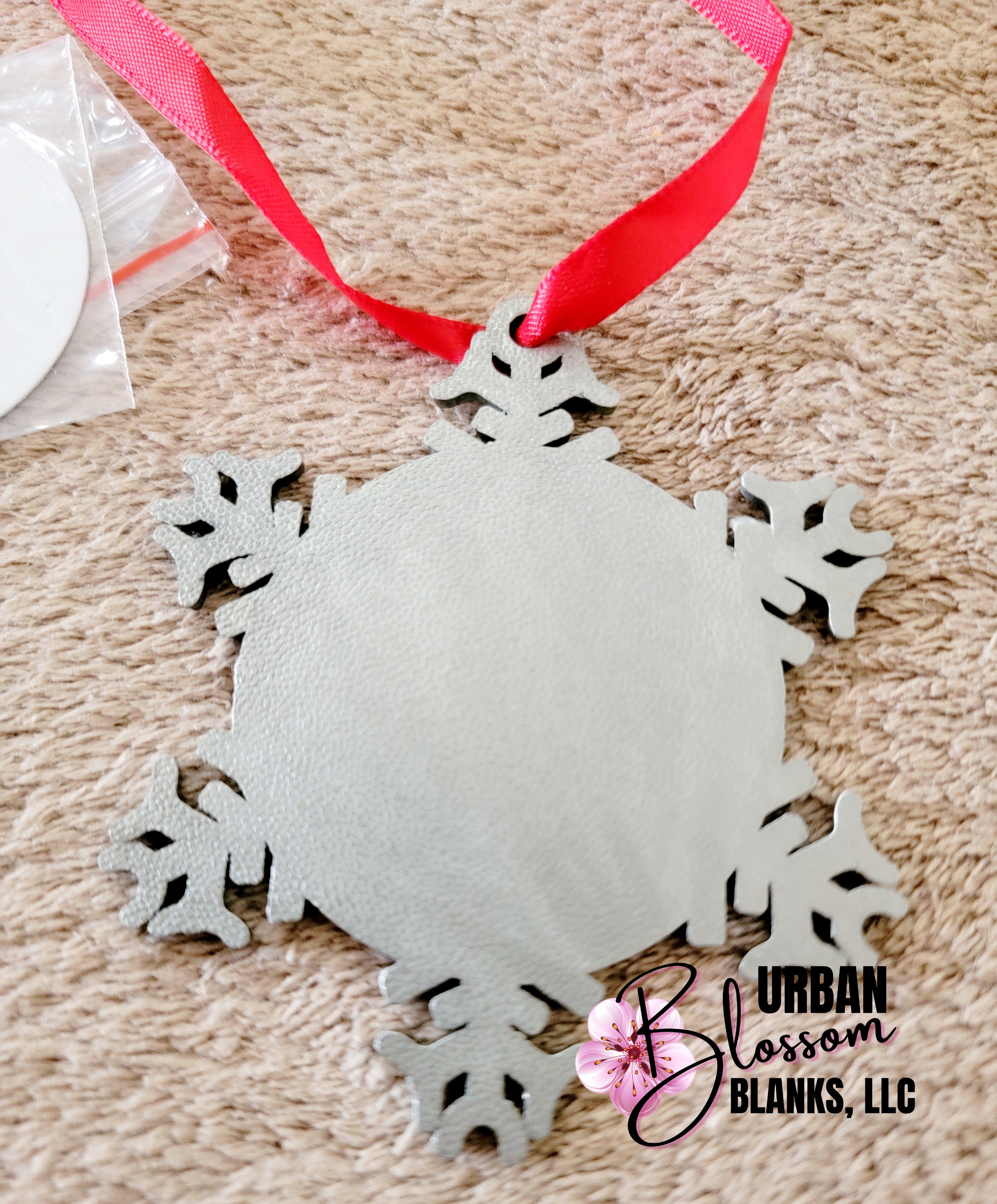 Christmas Snowflake Ornament for Sublimation