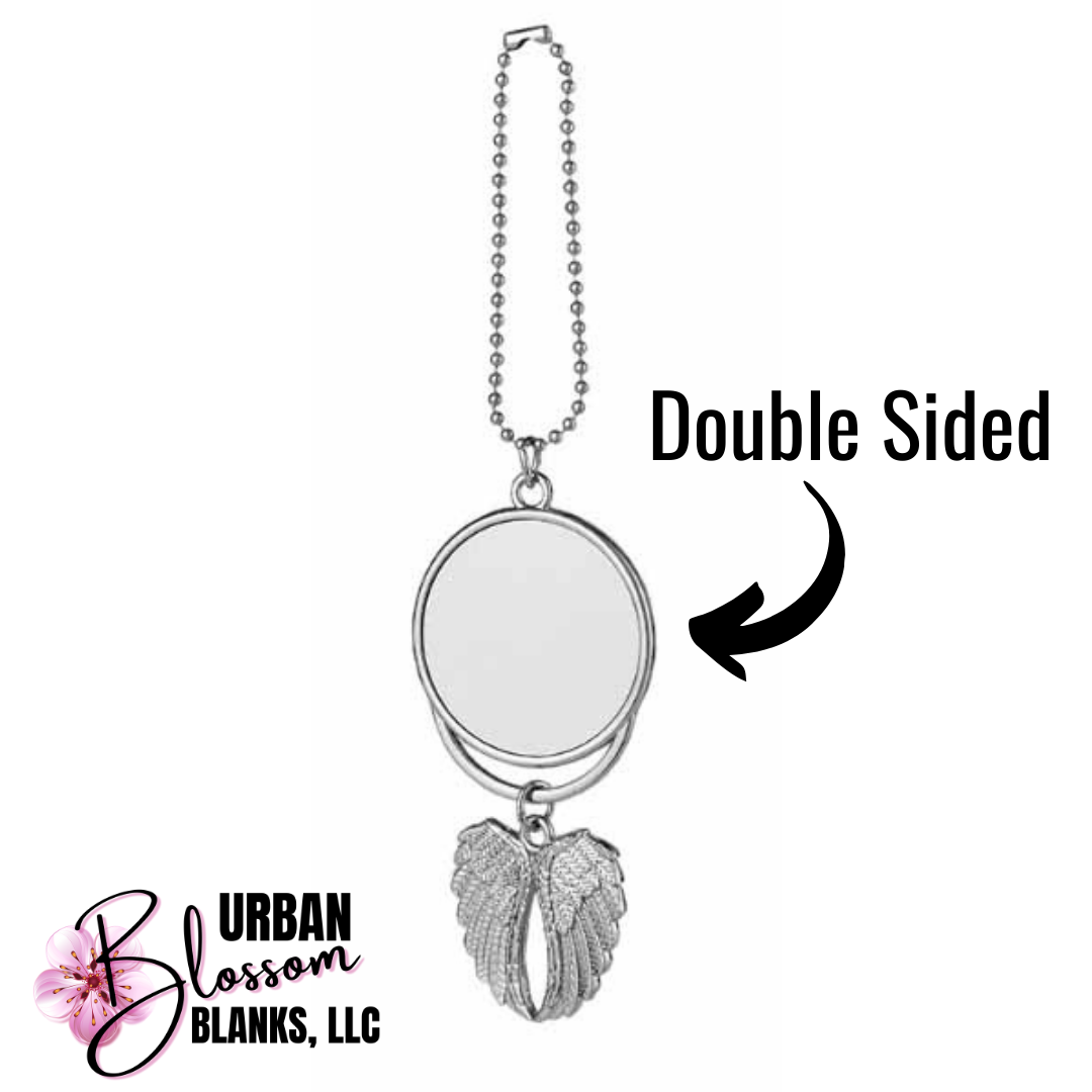 Sublimation Angel Wing Pendant-Double Sided