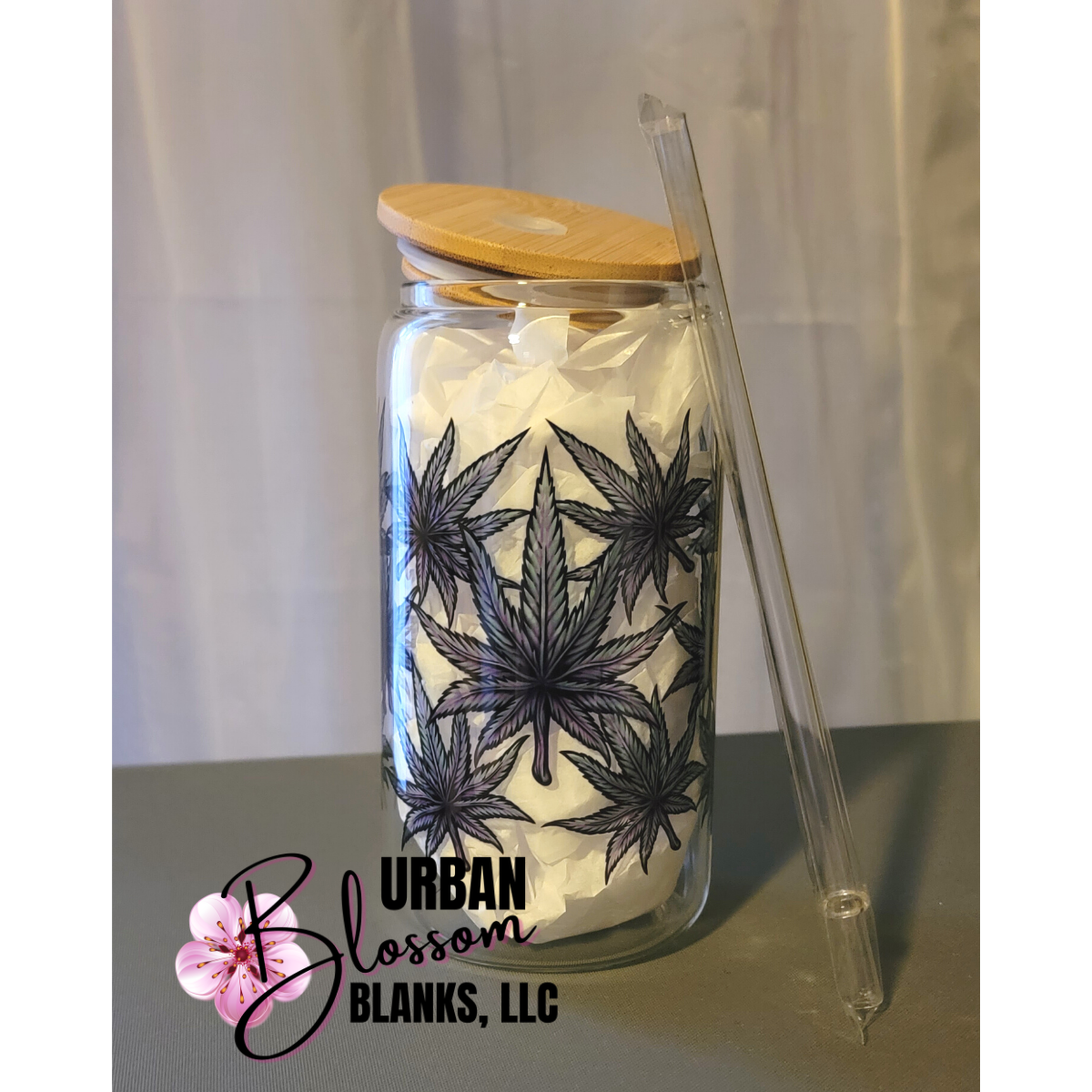 16oz Sublimation Glass Tumbler clear or Frosted Glass Jar Glass Can Sublimation  Blanks FAST SHIP USA 